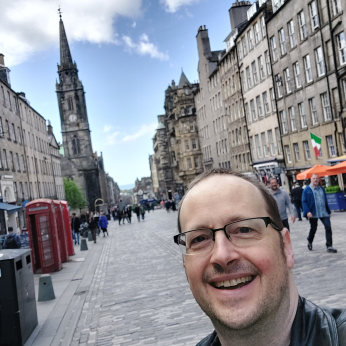 Aaron Hoos in Edinburgh Scotland