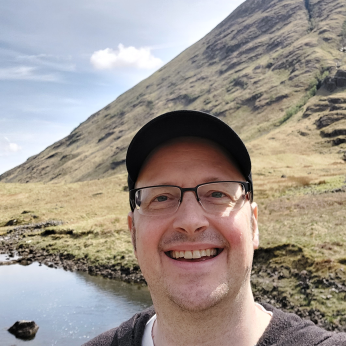 Aaron Hoos in the Scottish Highlands